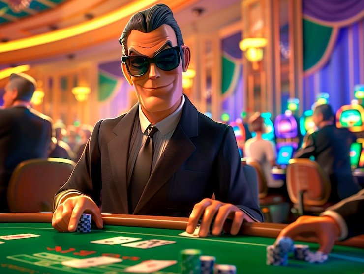 mbo999 live-dealer studio with professional camera setup and dealer at blackjack table